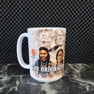 The Mountain White Mug with Historical Figures
